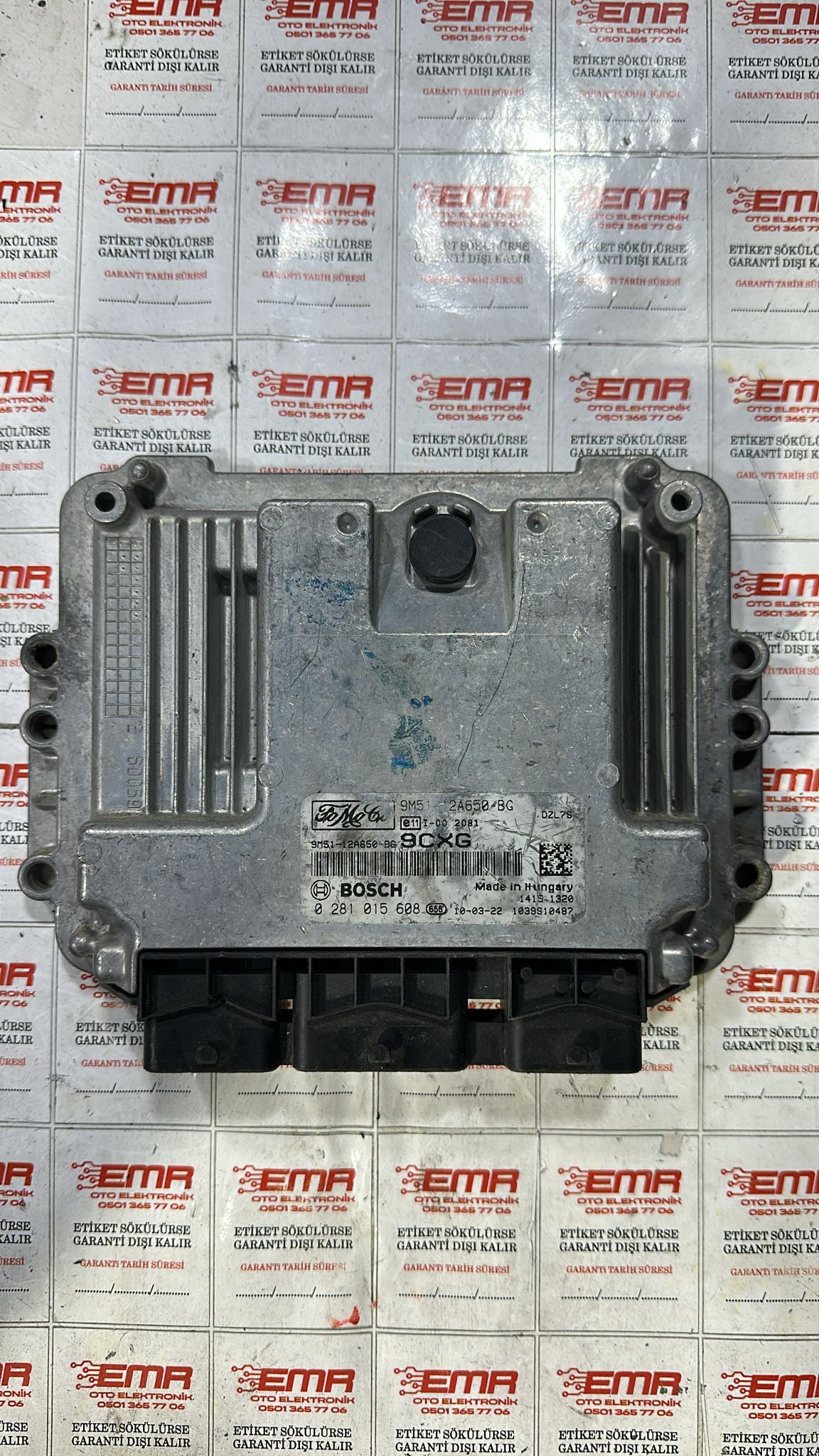 FORD FOCUS C-MAX 1.6 DİZEL MOTOR BEYNİ 9M51-12A650-BG